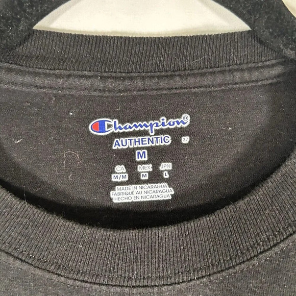 Kansas City Royals Mizzou Shirt Men Medium Black Short Sleeve Crew Neck Champion - Picture 4 of 11